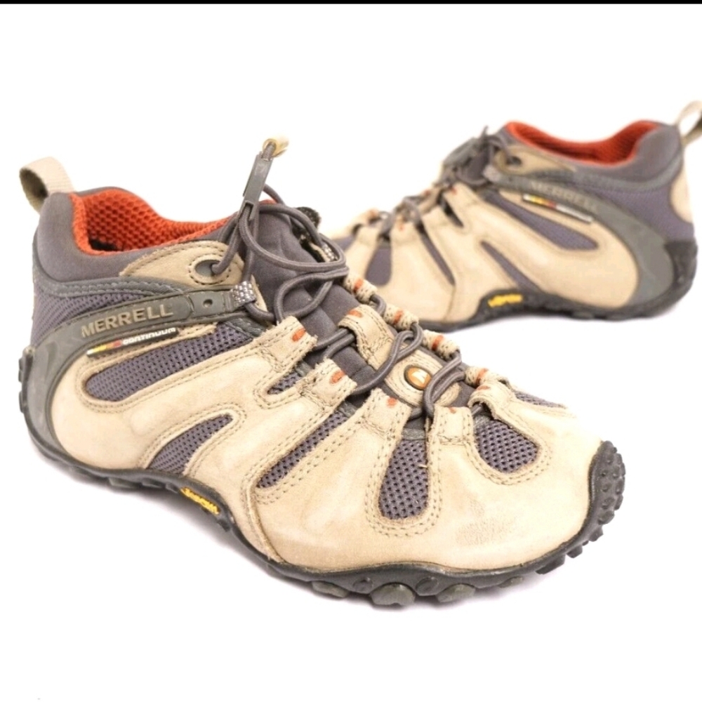 Merrell Continuum Chameleon II Stretch Light Performance Leather Shoes Sz 7